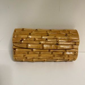 GLORIANA PARANAGUA Brazil Bamboo Clutch Bag